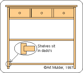 [diagram of bookcase]